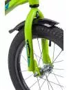 Велосипед детский NOVATRACK Lumen 18 (зеленый/черный, 2019) фото 3